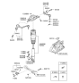 Diagram for Hyundai Axle Beam Mount - 54443-3M000