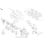 Diagram for Hyundai Piston Ring Set - 23040-2G410