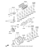 Diagram for Hyundai Equus Rod Bearing - 23060-3F940