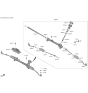 Diagram for Hyundai Rack & Pinion Bushing - 56521-D3000