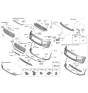 Diagram for Hyundai Headlight Seal - 86360-S2500