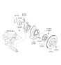 Diagram for Hyundai Brake Dust Shield - 51755-A5000