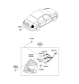 Diagram for Hyundai Accent Light Socket - 92490-1E010