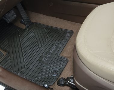 Hyundai All Weather Floormats,Hook Style (Front and Rear) 2SF13-AC005