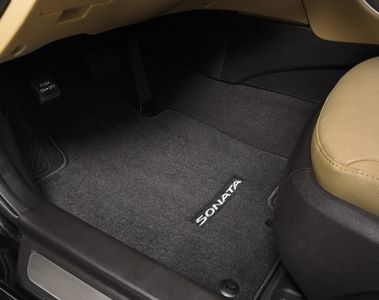 Hyundai Carpeted Floormats,Cocoa Brown 3QF14-AC200-HZ