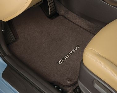 Hyundai Carpeted Floormats,Black Set Of 4 / Hook Holes On All Mats 3XF14-AC300