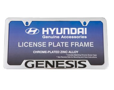 Hyundai License Plate Frame,Chrome 00402-31923