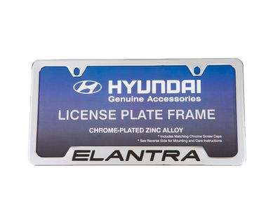 Hyundai License Plate Frame,Chrome 00402-31927