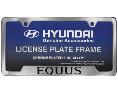 Hyundai License Plate Frame,Chrome 00402-31926