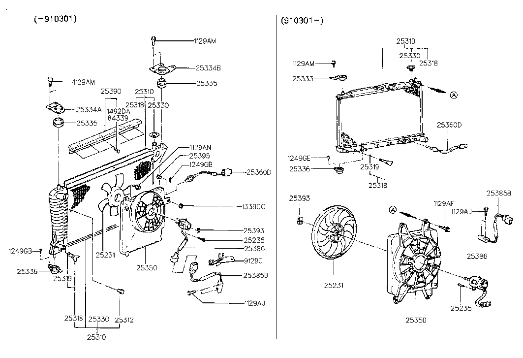 Hyundai 25336-33010 Insulator-Radiator Mounting,Lower