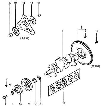 Hyundai 21020-21933 Bearing Set-Crank Shaft(0.75 Us)