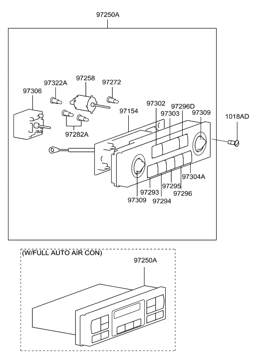 Hyundai 97253-39000 Knob Assembly-Heater Contol Switch