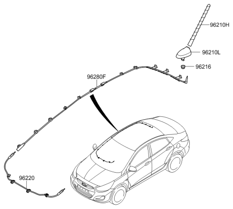 2017 Hyundai Accent Antenna Diagram