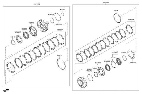2015 Hyundai Equus Ring-Snap Diagram for 45446-4E000