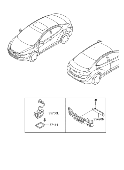 2013 Hyundai Elantra Relay & Module Diagram 2