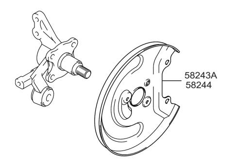 2001 Hyundai Tiburon Rear Wheel Brake Diagram 2