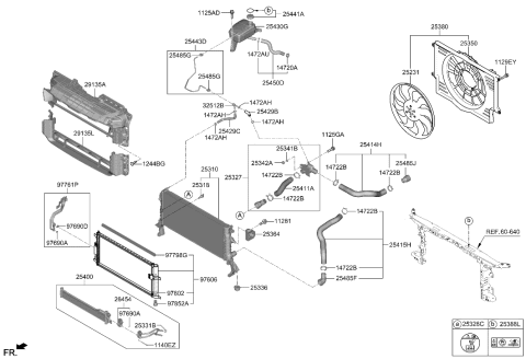 2022 Hyundai Elantra N RADIATOR ASSY Diagram for 25310-IB000