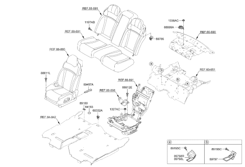 2023 Hyundai Genesis G90 Hardware-Seat Diagram