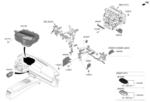 2023 Hyundai Genesis G90 Relay & Module Diagram 2