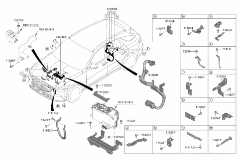 2023 Hyundai Genesis Electrified GV70 Control Wiring Diagram 1