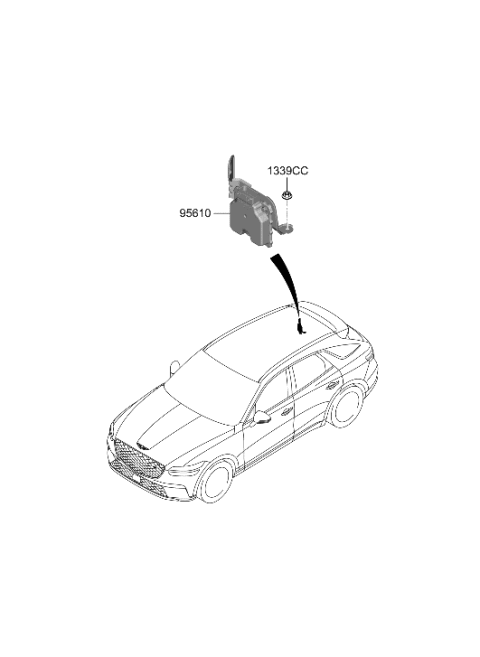 2023 Hyundai Genesis Electrified GV70 ABS Sensor Diagram