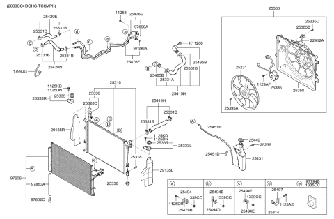 2015 Hyundai Genesis Coupe Screw-Tapping Diagram for 25235-1F000
