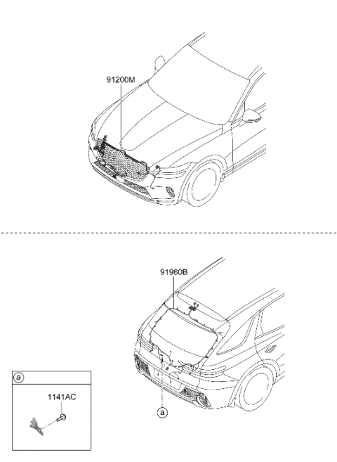 2022 Hyundai Genesis GV70 Miscellaneous Wiring Diagram 2