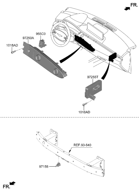 2022 Hyundai Genesis GV70 Heater System-Heater Control Diagram