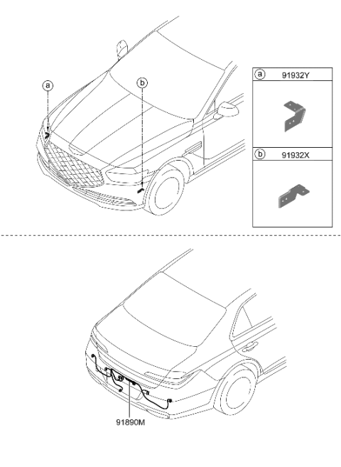 2022 Hyundai Genesis G90 Miscellaneous Wiring Diagram 3
