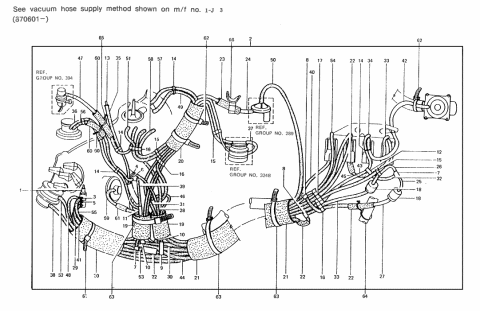 1986 Hyundai Excel Vacuum Hose Diagram 4