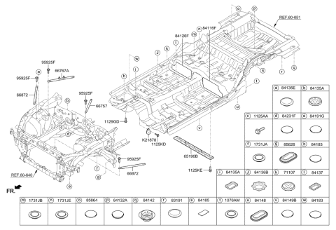 2019 Hyundai Genesis G90 Isolation Pad & Plug Diagram 2