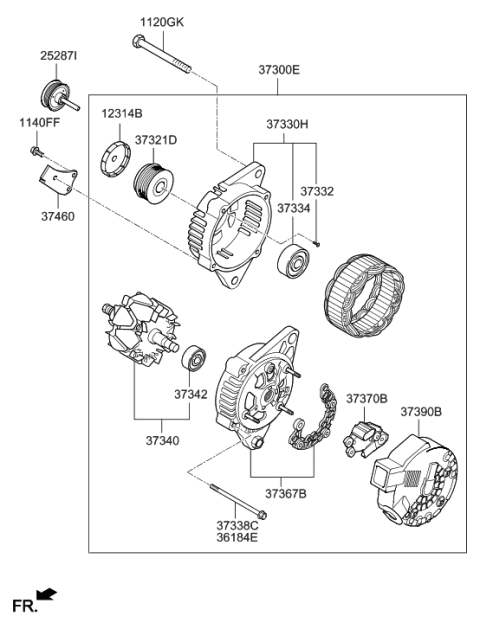 2018 Hyundai Elantra Alternator Diagram 2