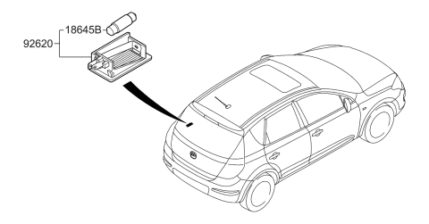 2008 Hyundai Elantra Touring Luggage Lamp Diagram