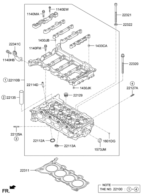 2020 Hyundai Kona Cylinder Head Diagram 2