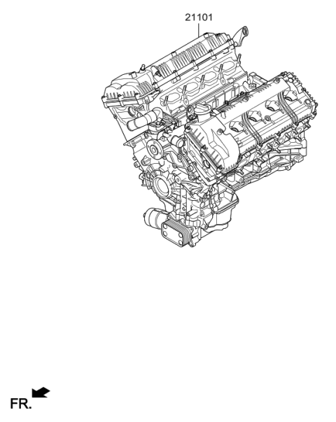 2020 Hyundai Genesis G80 Sub Engine Diagram 3