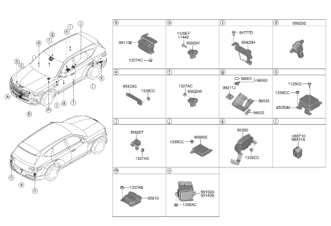 2021 Hyundai Genesis GV80 Bolt Diagram for 11442-06206-B