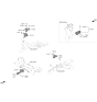 Diagram for 2022 Hyundai Sonata Engine Mount Torque Strut - 21670-2S100