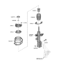Diagram for 2023 Hyundai Ioniq 6 Coil Spring Insulator - 54633-L1000