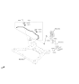 Diagram for Hyundai Tucson Sway Bar Bracket - 54814-D3000