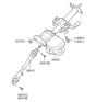 Diagram for Hyundai Elantra Steering Shaft - 56400-2H000