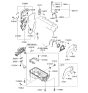 Diagram for Hyundai Tiburon Dipstick Tube - 26610-23302