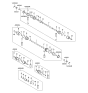 Diagram for 2007 Hyundai Elantra Axle Shaft - 49501-2H112