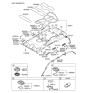 Diagram for Hyundai Entourage Dome Light - 92870-4D500-QW