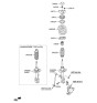 Diagram for Hyundai Strut Bearing - 54612-3W000