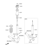 Diagram for Hyundai Tucson Coil Springs - 55350-2S831