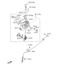 Diagram for Hyundai Tucson Shift Cable - 46790-2S005