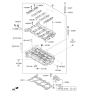 Diagram for 2014 Hyundai Sonata Cylinder Head Gasket - 22311-2G700
