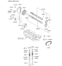 Diagram for Hyundai Timing Belt - 24312-22611
