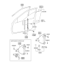Diagram for Hyundai Accent Window Regulator - 82401-25200