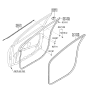 Diagram for Hyundai Elantra GT Door Seal - 82220-A5010